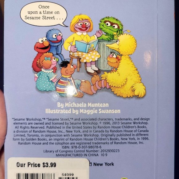 "Elmo Can...Taste! Touch! Smell! See! Hear!" (Children's Miniature Board-Book). - Picture 2 of 2